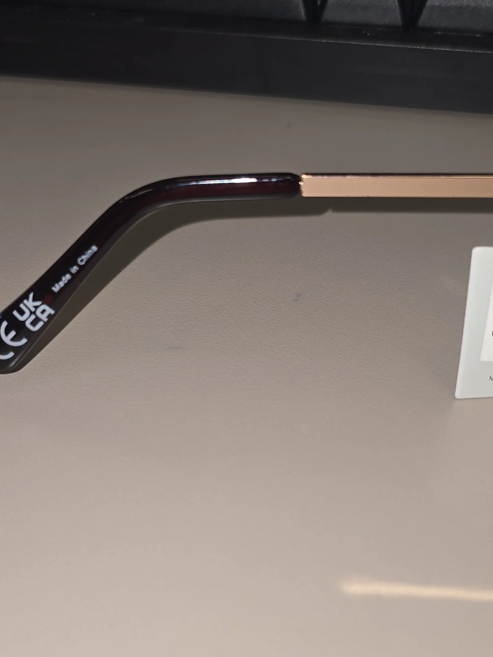 New Fossil X80098 Unisex Shield Aviator Sunglasses Brown Rose Gold NWT